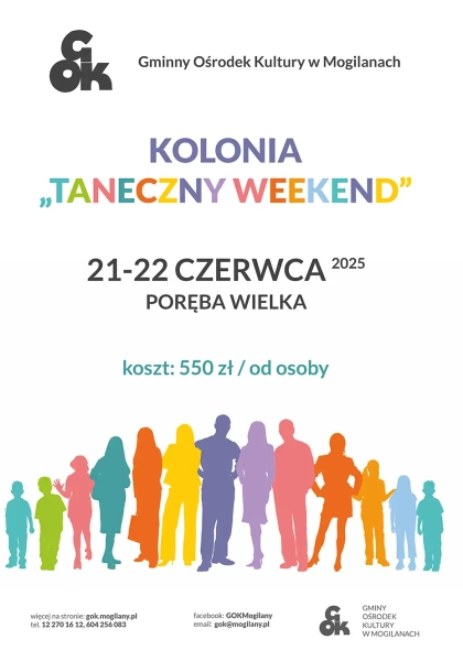 KOLONIA „TANECZNY WEEKEND”