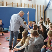 Tydzień Kultury 2025 Dzień Kultury Drogowej - Autobezpieczne Mogilany w Szkole Podstawowej w Mogilanach