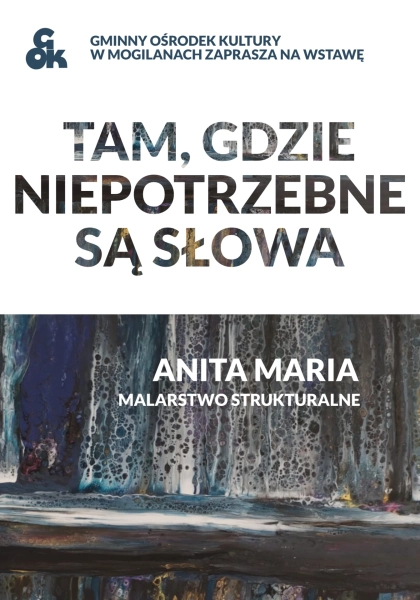 Zaproszenie na otwarcie wystawy prac Anity Marii