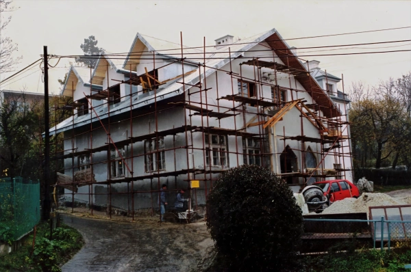 GOK Mogilany w trakcie przebudowy