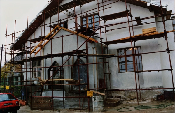 GOK Mogilany w trakcie przebudowy