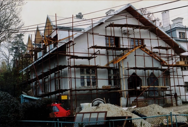 GOK Mogilany w trakcie przebudowy