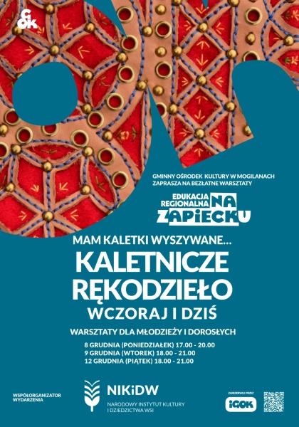 MAM KALETKI WYSZYWANE… Kaletnicze rękodzieło – wczoraj i dziś.